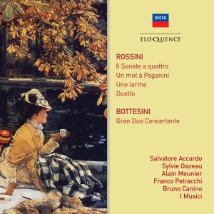 Salvatore Accardo; I Musici Rossini: Sonate a quattro; Bottesini: Gran Duo Concertante