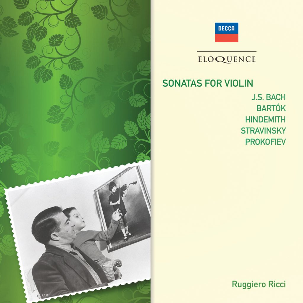Sonatas for Violin – Bach, Bartók, Hindemith, Stravinsky, Prokofiev