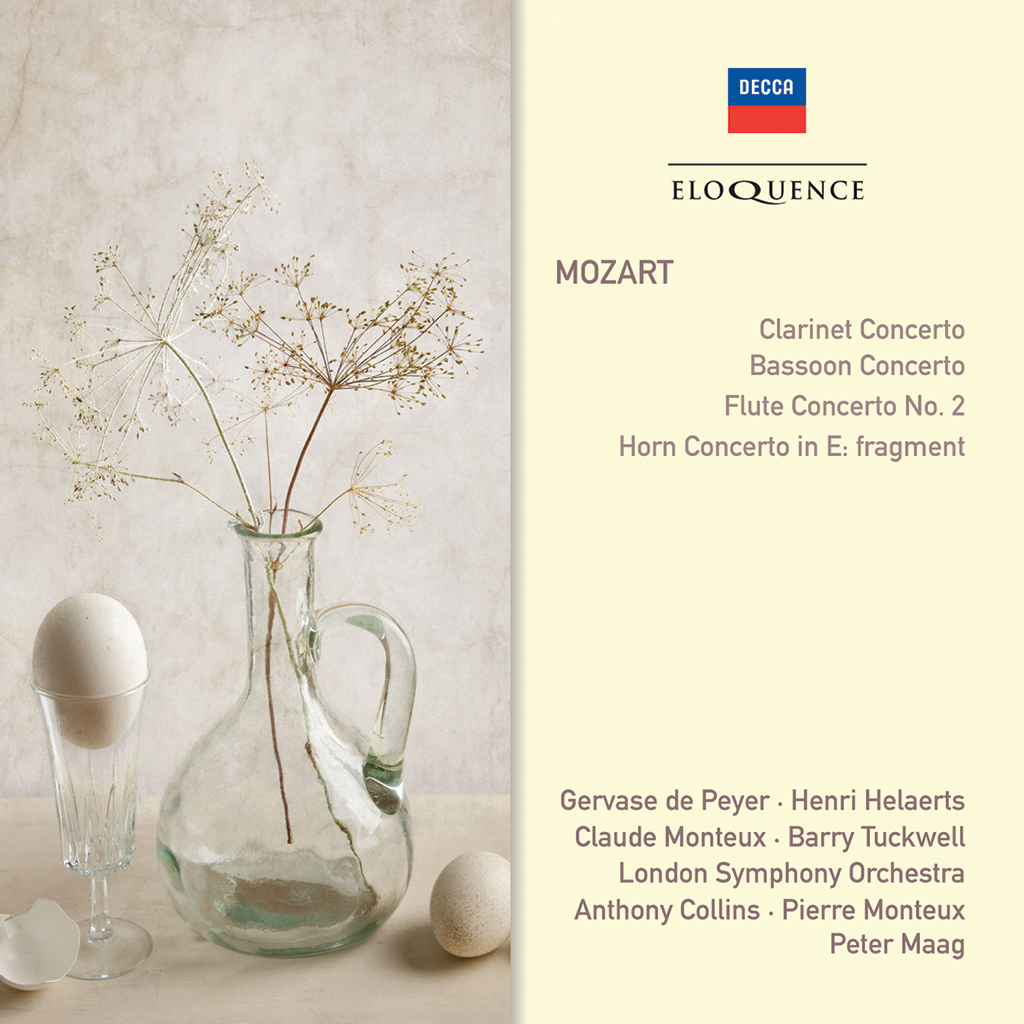 Mozart: Clarinet Concerto; Bassoon Concerto; Flute Concerto No. 1