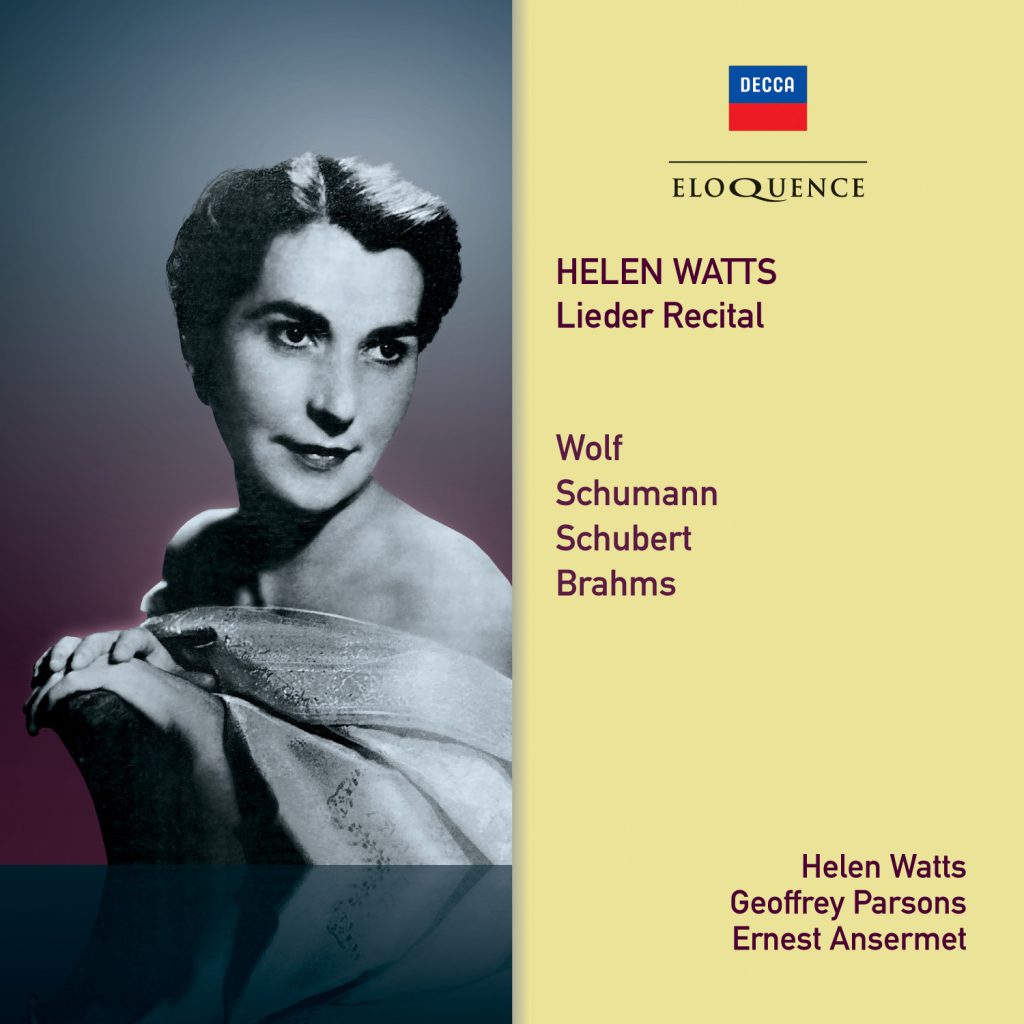 Helen Watts – Lieder Recital