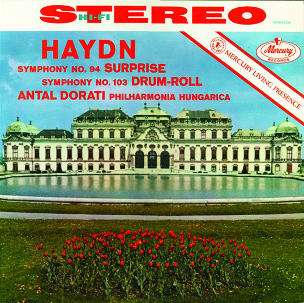 Haydn’s ‘Surprise’ and ‘Drum Roll’ Symphony by Antal Doráti (Mercury Living Presence).