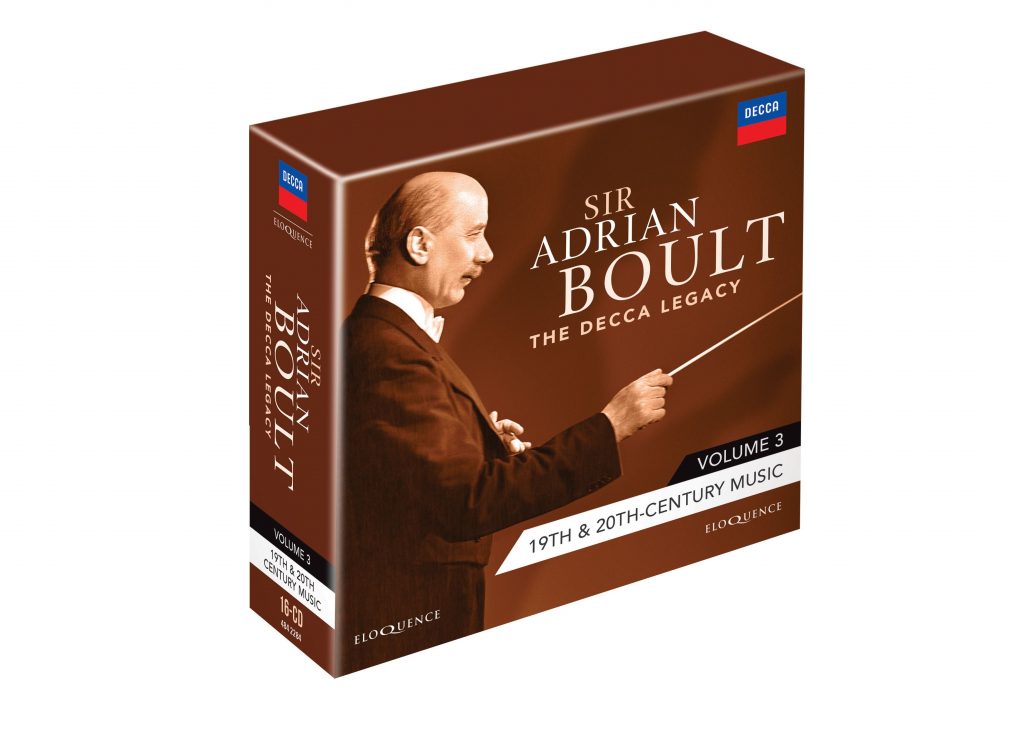 Sir Adrian Boult – The Decca Legacy, Vol 3: 19th & 20th Century Music