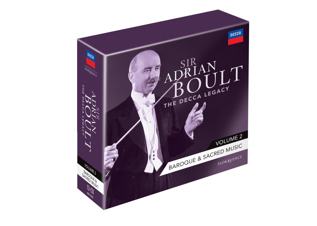 Sir Adrian Boult – The Decca Legacy, Vol 2: Baroque & Sacred Music