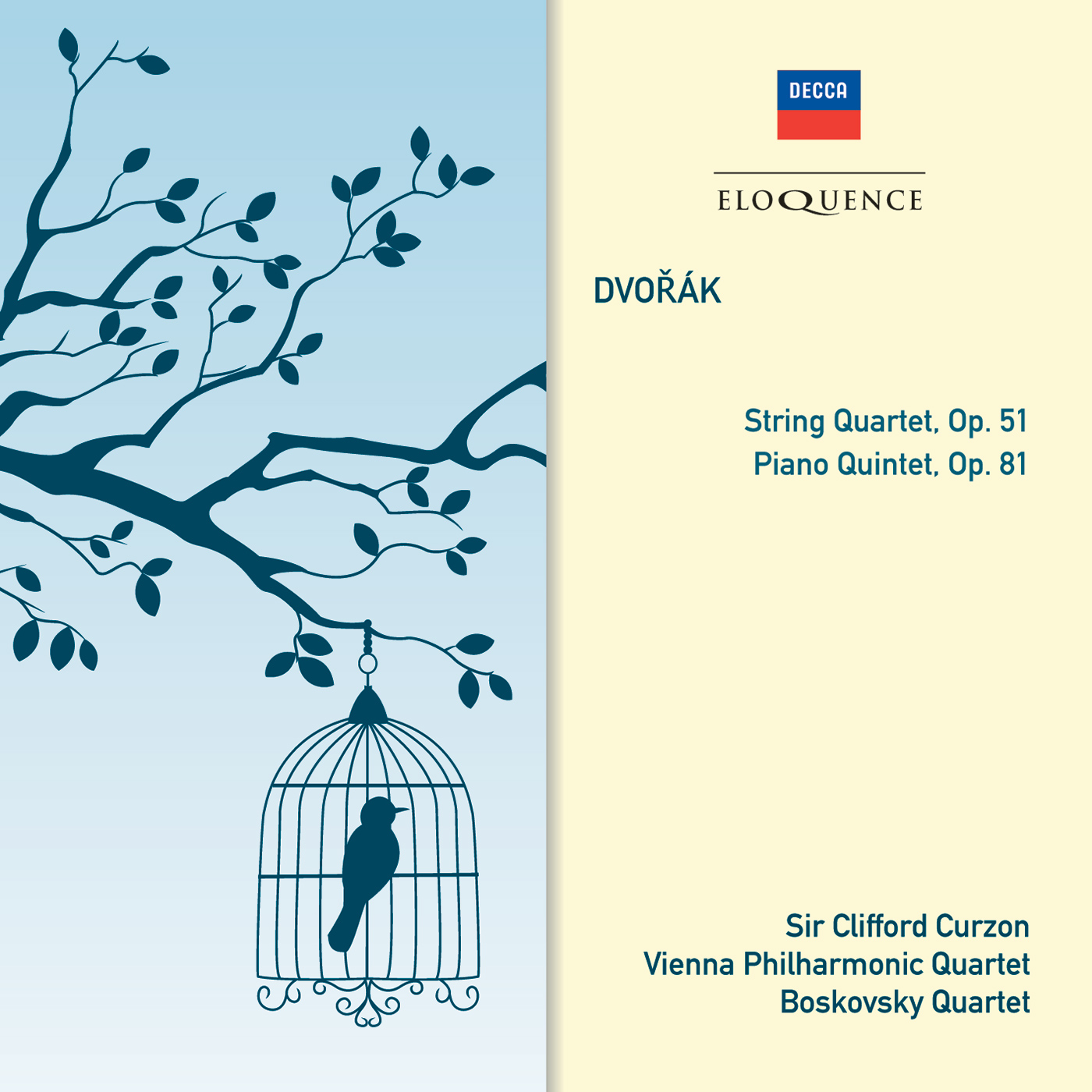 Dvorak: String Quartet, Op. 51; Piano Quintet, Op. 81 - Eloquence