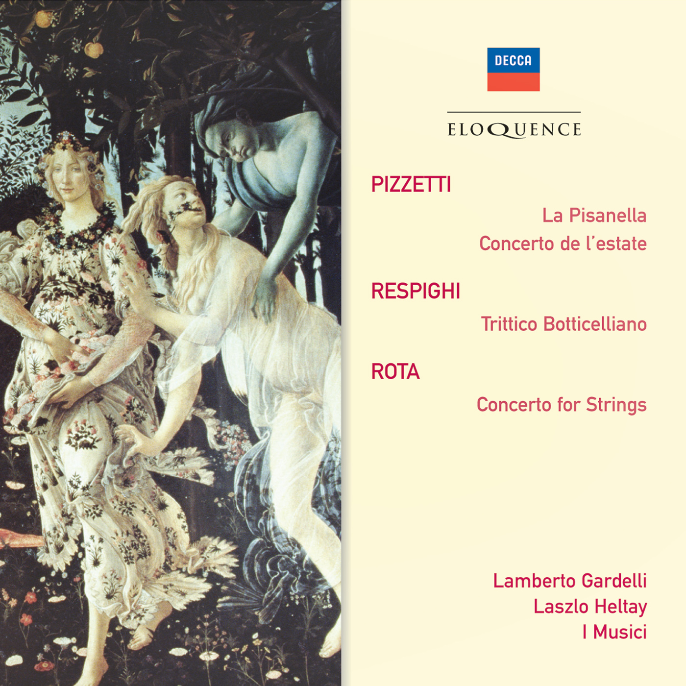 Pizzetti, Respighi, Rota: Orchestral Music - Eloquence Classics