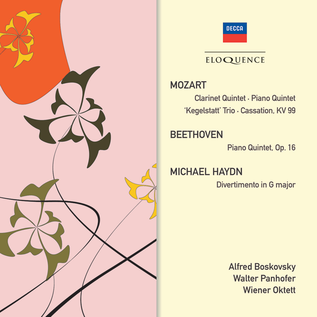 Mozart: Clarinet Quintet; Piano Quintet; Clarinet Trio;  Beethoven: Piano Quintet;  M. Haydn: Divertimento