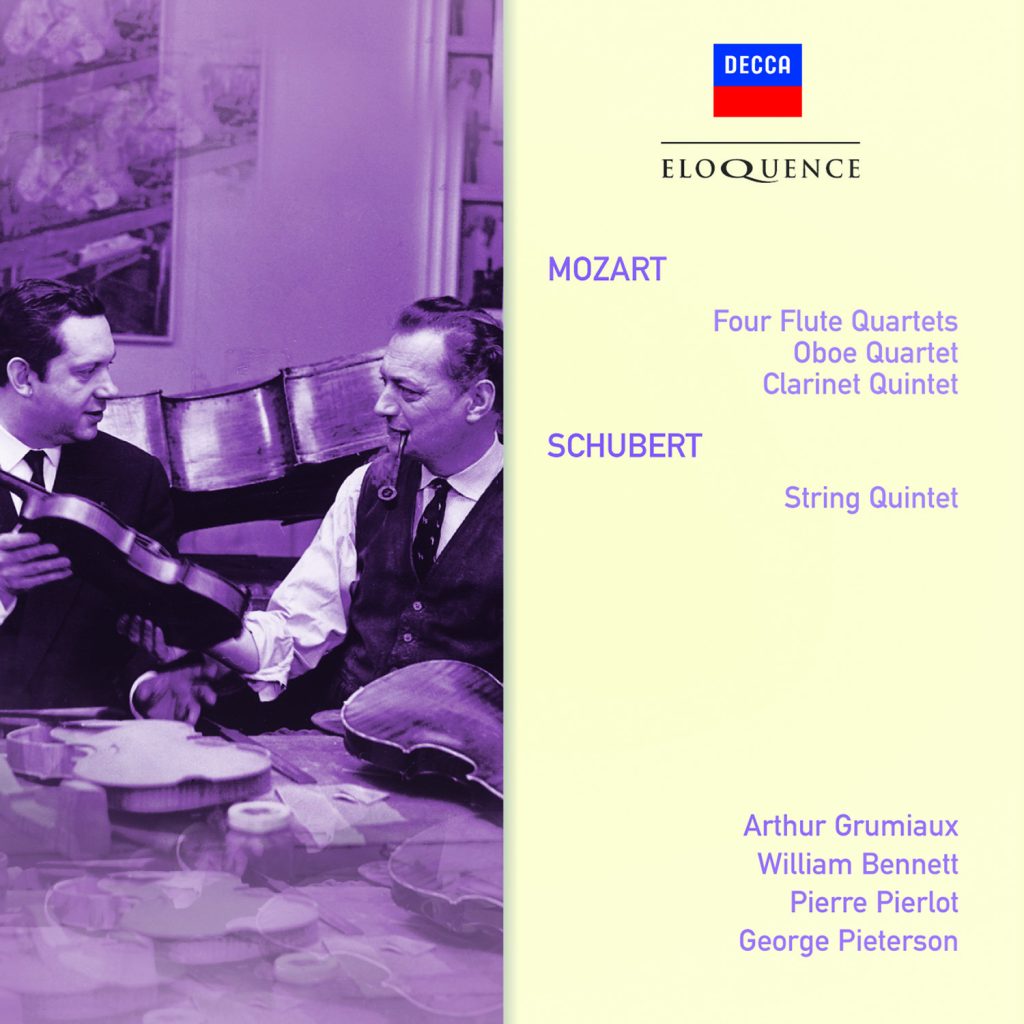 Mozart: Flute Quartets; Oboe Quartet; Clarinet Quintet; Schubert: String Quintet