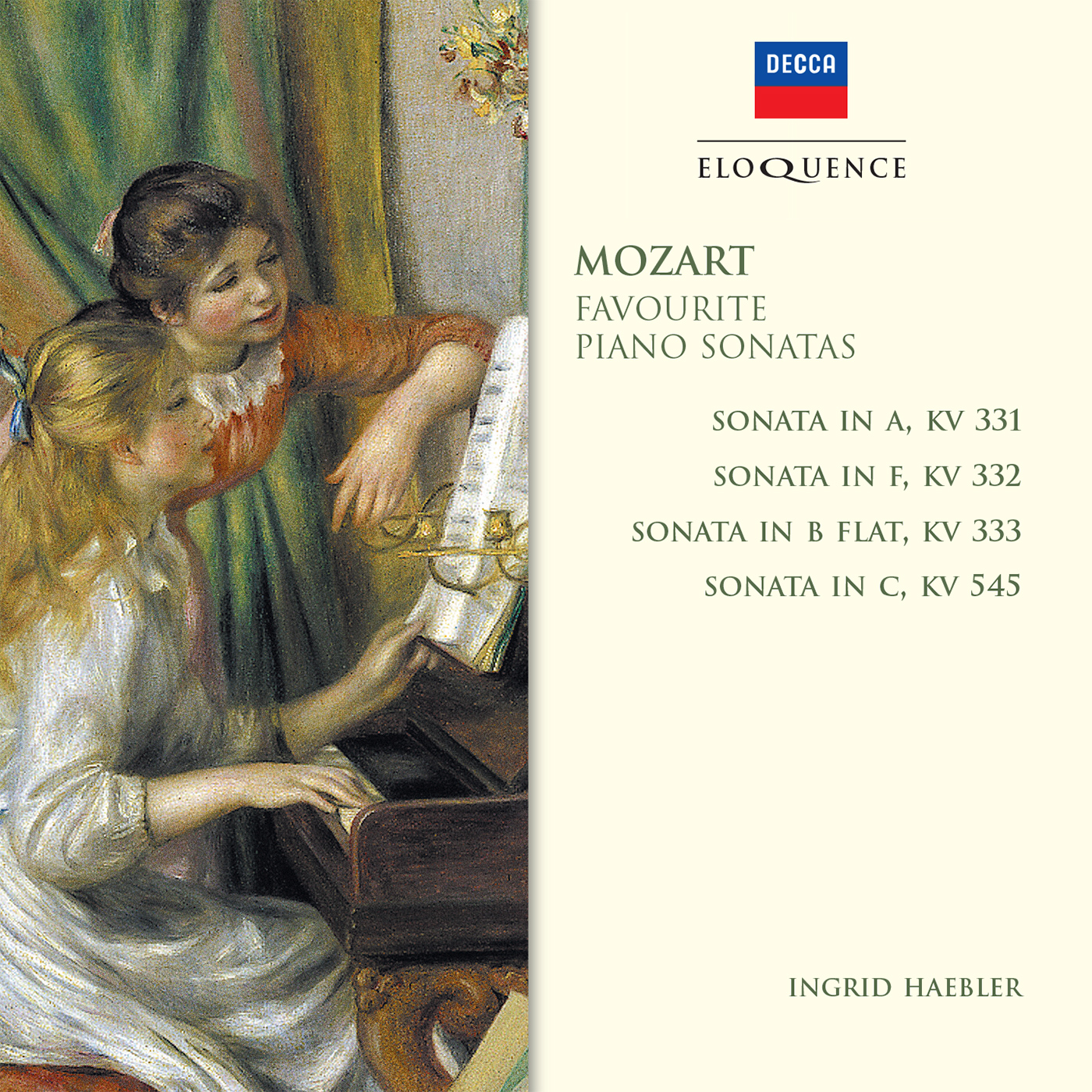 Mozart: Piano Sonatas Nos. 11, 12, 13 & 16 - Eloquence Classics