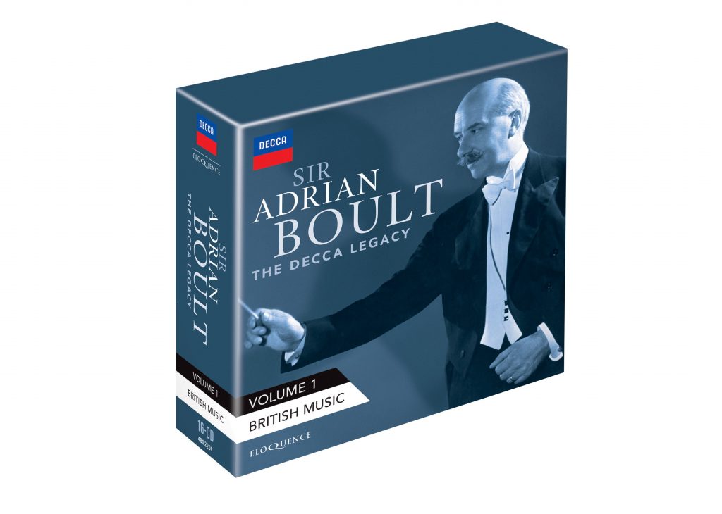 Sir Adrian Boult – The Decca Legacy, Vol 1: British Music